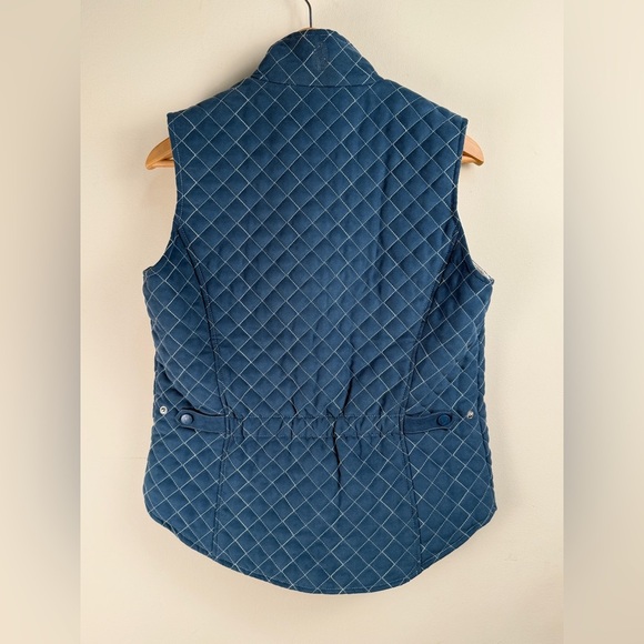 Outback Trading Co Ladies Grand Prix Quilted Vest Blue Size SM BARN VEST - Picture 2 of 14
